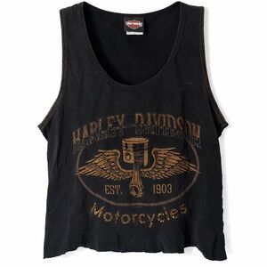 Harley-Davidson Black and Brown Graphic Tank